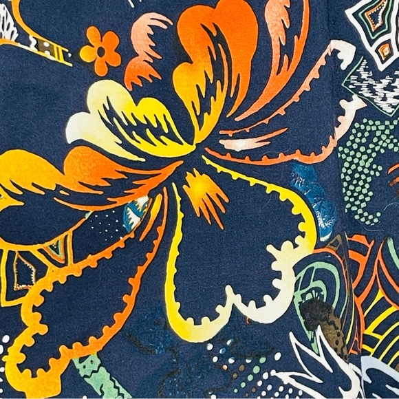 Chico’s Colorful Floral Multicolored Whimsical jacket w/ pockets Size 3/XL/16 - Picture 6 of 13